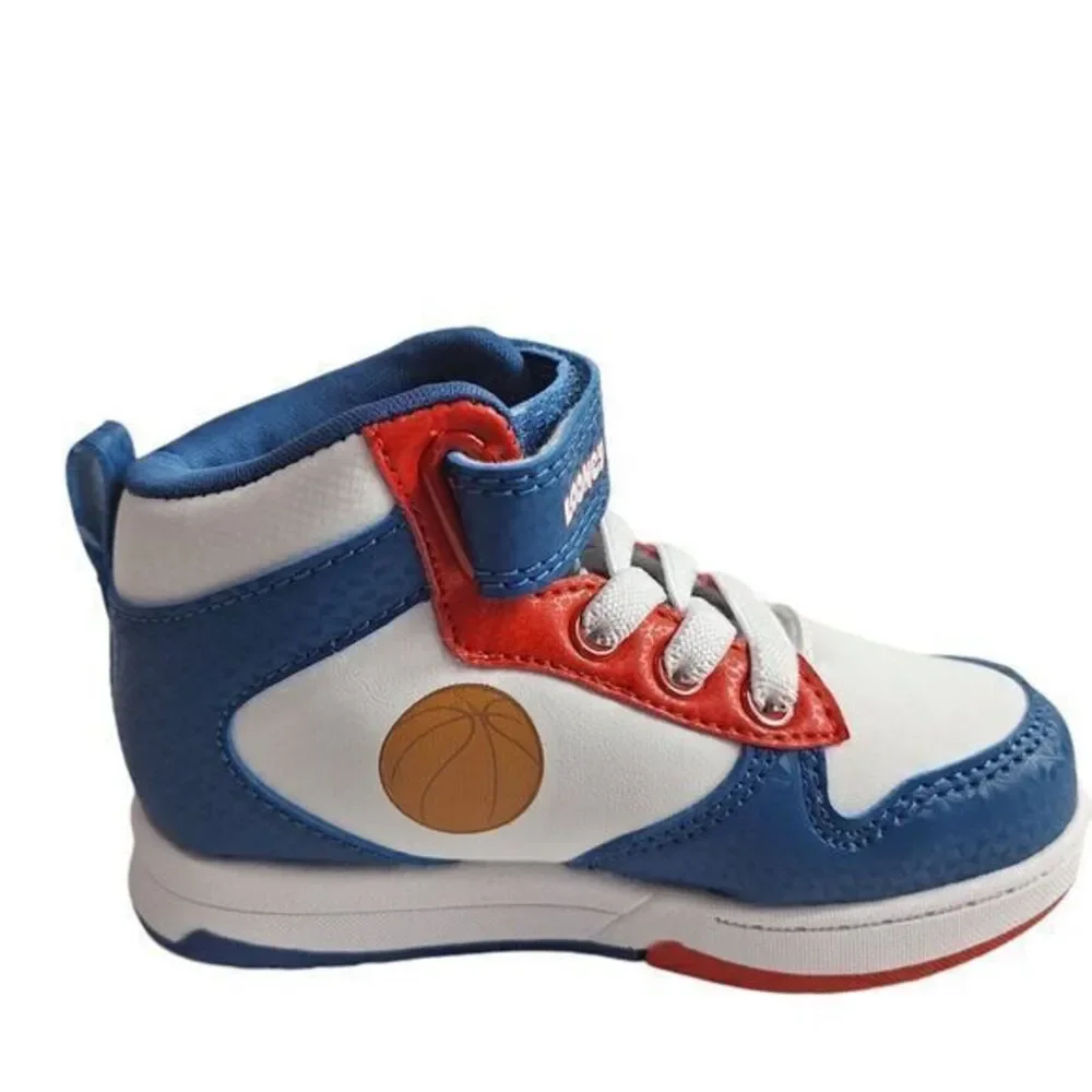 Looney Tunes High Top Shoes Size 9 (17cm) Little Kids Bugs‎ Bunny Daffy Duck New